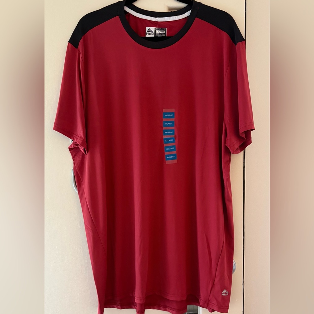 NWT RBX Active Men's Stretch Jersey Mesh Quick Dry T-Shirt